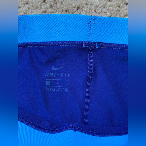 Nike Pro compression shorts, blue, size L - Picture 2 of 7